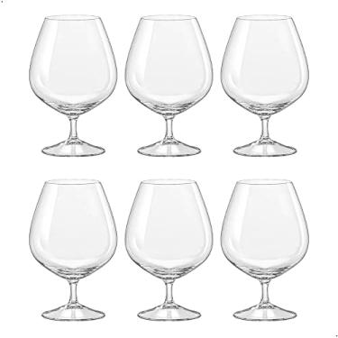 Imagem de 06 Taças Helena para Cognac em Cristal Titanium 600mL - Bohemia
