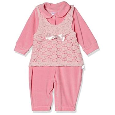 Imagem de Mini ID Macacão Longo Rosa Médio Grande