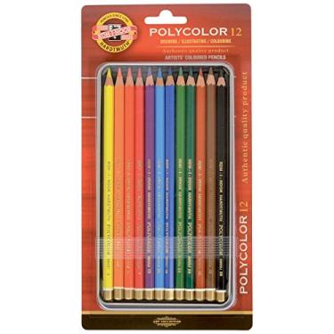 Imagem de Koh-I-Noor 3822012010BL Mona Lisa Lápis de cor de artista - cores sortidas (bolha de 12)