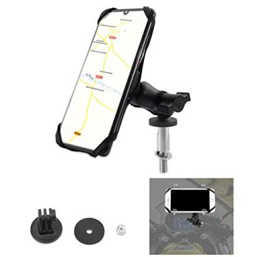 Imagem de Suporte de telefone GUAIMI para motocicleta, compatível com Kawasaki Ninja 650, 1000, GTR1400, H2 SX, Z1000 SX, suporte universal para smartphones com carregador USB rápido e montagem no guidão