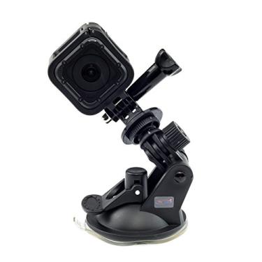 Imagem de Digicharge Suporte para câmera de ação com ventosa para carro, compatível com GoPro Hero11 Hero10 Max Hero9 Hero8 Hero 11 Mini 10 9 8 Fusion Session Akaso EK7000 Brave 5 4 Apeman Crosstour Campark Davola