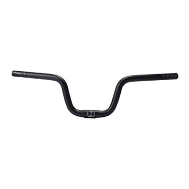 Imagem de simhoa Guiador de bicicleta horizontal, guiador de ciclismo, braçadeira de 1 polegada Barras elevadores Substituição de 22,2 mm, leve, dobrável para, 58x12cm