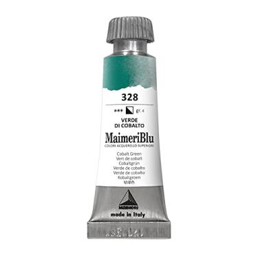 Imagem de MAIMERI BLU Tinta Aquarela Profissional Bisnaga 12ml, Verde de Cobalto