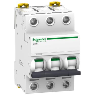 Imagem de Disjuntor B Tripolar Ic60n - Schneider | 6A A9F73306