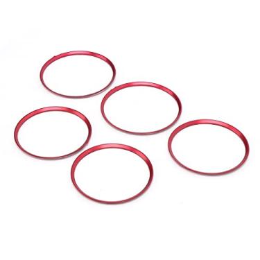 Imagem de Anel de saída de ar do carro, tampa de ventilação 5pcs A/C para decoração