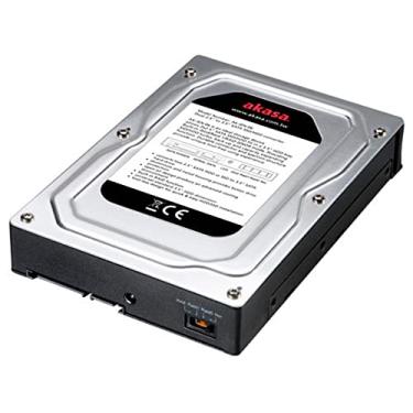 Imagem de Conversor de SSD ou HD 2.5 para HD 3.5 - Converte 2 SSDs ou HDs 2.5 para HD 3.5 Akasa AK-IEN-06