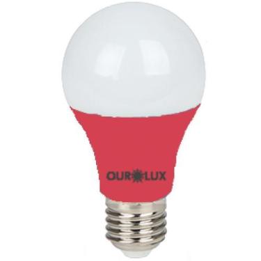 Imagem de Lâmpada Led S60 Bulbo Colors 7 Watts Bivolt Vermelho - Ourolux