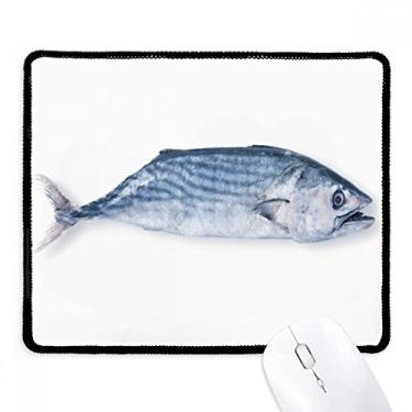 Imagem de Mousepad Ocean Fish Fresh Blue pequeno borda costurada tapete de borracha para jogos