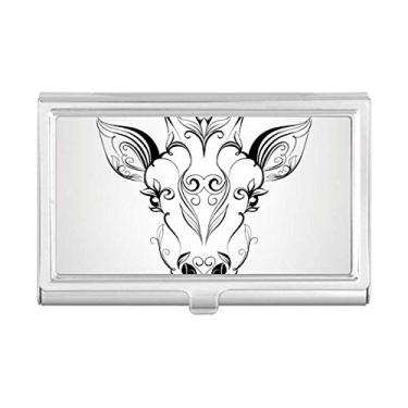 Imagem de Porta-cartões de visita com retrato de animal tibetano e porta-cartões