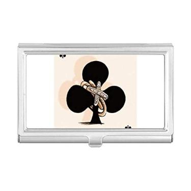 Imagem de Porta-cartões de visita com estampa do clube A da Playing Cards