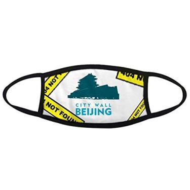 Imagem de OFFbb-USA Máscara de algodão à prova de poeira unissex para turismo, Pequim, China