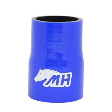 Imagem de Mangote em Silicone Redutor Reto 2-1/2" para 2-1/4" polegadas (63mm para 57mm) x 100mm - Azul