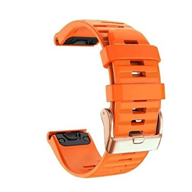 Imagem de TIOYW 26 20 22mm Pulseira de silicone para Garmin Fenix 6X 6 6S Pro 5X 5 5S Plus 3HR Enduro D2 Delta PX Easy Fit Quick Release Wirstband (Cor: N, Tamanho: 22mm Fenix 5 5Plus)