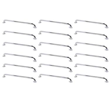 Imagem de Alça de Apoio 70cm Barra Inox Kit 18 Unidades Idoso Deficiente Cadeirante Suporte Box B...