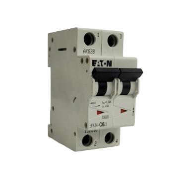 Imagem de Disjuntor C Bipolar 6A Bfaz4-C6/2 - Moeller