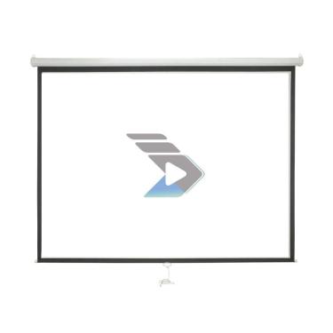 Imagem de Tela de Projeção Retratil 2,22m x 1,25m GRM - GTRM100W - 16:9 - 100 Polegadas