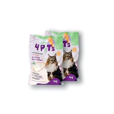 Imagem de Areia Higiênica de Milho e Mandioca Biodegradável Para Gatos, Grãos Mistos, Lov4Pets - Livre de Poeira – 8kg