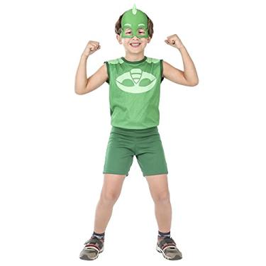 Imagem de Regina Fantasia Pj Masks Lagartixo Pop Gbl G - Un Verde Grande