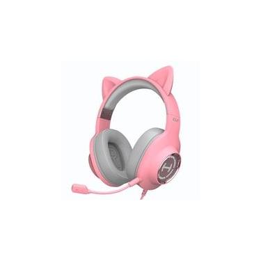 Imagem de Headset Gamer Gatinho Edifier G2II Pink Cat, RGB, 7.1 Virtual Som Surround, Drivers 50mm, Rosa - G2II