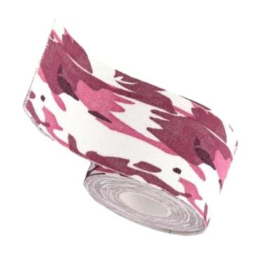 Imagem de Fita atlética protetora, fita elástica de suporte muscular, 10cm x 5m, fita esportiva para articulação, tornozelo, peito, corrida, tênis, rosa