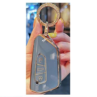 Imagem de Capa De Chave De Carro TPU, Apto Para Ford Fiesta Focus 2 Ecosport Kuga Escape Falcon B-Max C-Max Eco Sport Galaxy