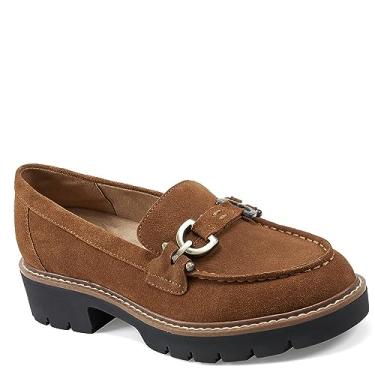 Imagem de Easy Spirit Mocassim feminino Kinndle, Camurça marrom média, 8.5