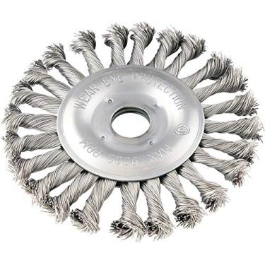 Imagem de Vonder, Escova Circular 4.1/2" X 1/2" X 7/8" Torcida Em Aço Inox.
