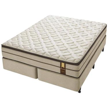 Imagem de Conjunto Box Queen Molas Ensacadas Americanflex Resiste Plus One Face II 158x198x65cm