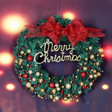 Imagem de Árvores de Natal e Decorações Coroa de Natal Flor Deco