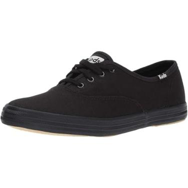 Imagem de Tela feminina Keds Champion Core, Black/Black, 7.5 Wide