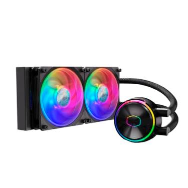 Imagem de WATER COOLER MASTERLIQUID FLUX COOLER MASTER PL240 RGB - 240MM - MLY-D24M-A23PZ-R1