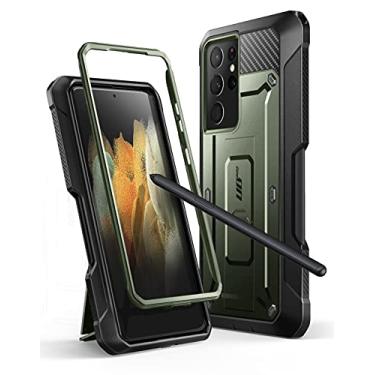 Imagem de SUPCASE Capa para Samsung Galaxy S21 Ultra 5G com Satnd e clipe de cinto (Unicorn Beetle Pro), [S Pen Slot] [Proteção de nível militar] Capa de telefone resistente sem protetor de tela integrado