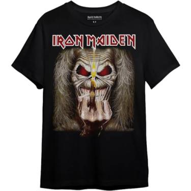 Imagem de Camiseta Iron Maiden Finger (BR, Alfa, PP, Regular, Preto)