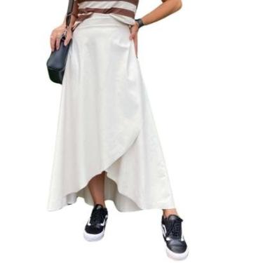 Imagem de Saia Envelope Corino-Feminino