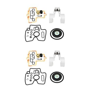 Imagem de Kit de reparo de carburador de motocicletas para corpo inclinado FCR 28 32 33 35 37 39 41 acessórios de reconstrução de válvula de corte de ar de boia de carburador (cor: 2 conjuntos)