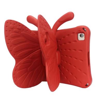 Imagem de Waillynice Capa para tablet infantil com desenho de EVA para Amazon Kindle Fire HD 10 Plus 2021 à prova de choque (vermelho, Fire HD 10 Plus 2021)