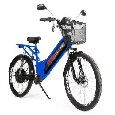 Imagem de Bicicleta Elétrica - Confort Full - 800w - Azul - Duos Bikes-Unissex