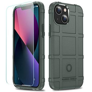 Imagem de LABILUS Capa para iPhone 13 mini, capa protetora tática tática de TPU resistente à prova de quedas de 2,4 m compatível com 13 mini (5,4 polegadas) - Floresta Boreal