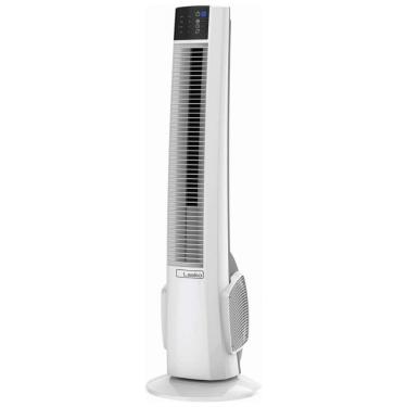 Imagem de Ventilador de Torre Oscilante com Controle Remoto, Temporizador e 4 Velocidades Silenciosas, 110V, Lasko T38400, Branco