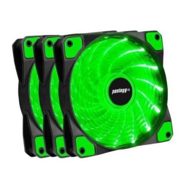 Imagem de Kit 3 Cooler Fan High Quality 16 Leds (Escolha o seu) 120mm Gabinete P