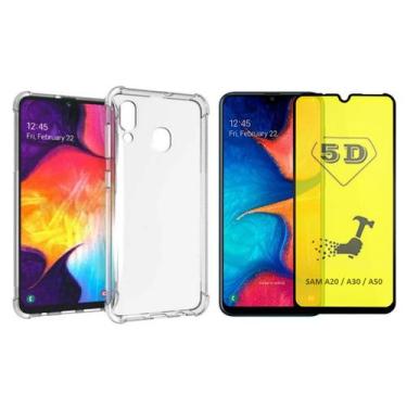 Imagem de Capinha Antichoque + Gel 5D Para Samsung Galaxy A20 / A30 - HRebos