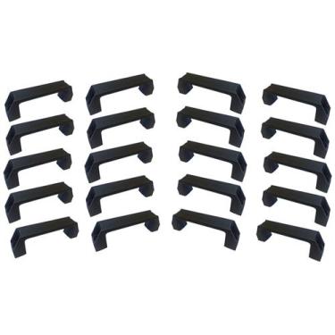 Imagem de Kit 20 Alças Puxador de Nylon An 133 Manípulo Cabo Termoplástica com F