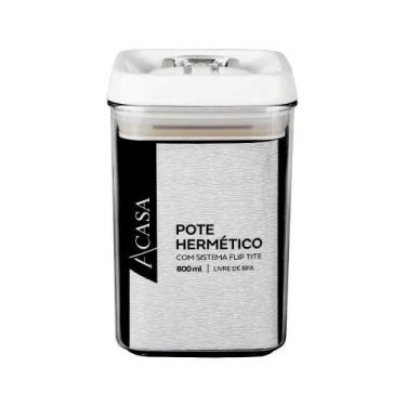 Imagem de Pote Hermético Flip Tite 800ml - A/CASA - ACASA