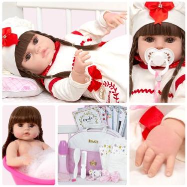 Imagem de Bebe Reborn Realista Menina Bolsa Maternidade Envio Imediato - Cegonha