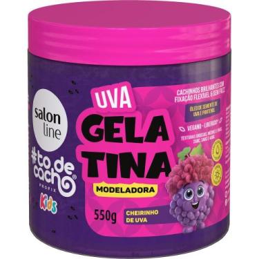 Imagem de Gelatina Modeladora Salon Line Todecacho Uva Kids 550g