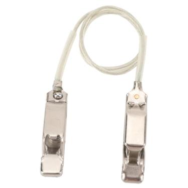 Imagem de Grampos de Folha de Esgrima, Braçadeira de Fio de Cabeça de Esgrima Profissional Grampos de Fio de Folha de Sabre de Aço Inoxidável para Equipamentos de Suprimentos de Cerca para