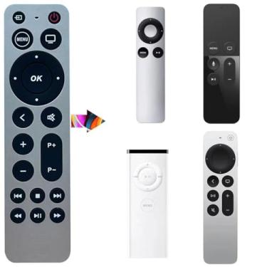 Imagem de Controle remoto universal para Apple TV 4K/ Geração 1 2 3 4/ Apple TV HD A2843 A2737 A2169 A1842 A1625 A1427 A1469 A1378 A1218, sem comando de voz