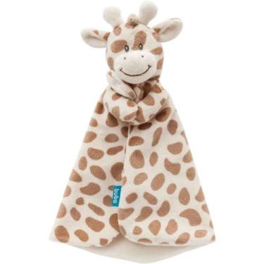 Imagem de Naninha Girafinha Pelúcia para Bebê Hora do Soninho Macia Antialérgica