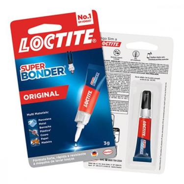 Imagem de Cola Super Bonder 03G Original ./ Kit Com 24 Unidades - Henkel