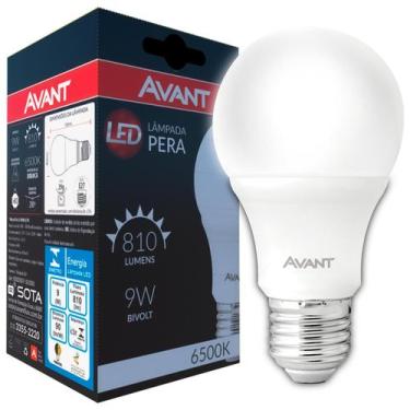 Imagem de Lâmpada Led 9w Bulbo Avant 6500k Branco Frio Luz Branca